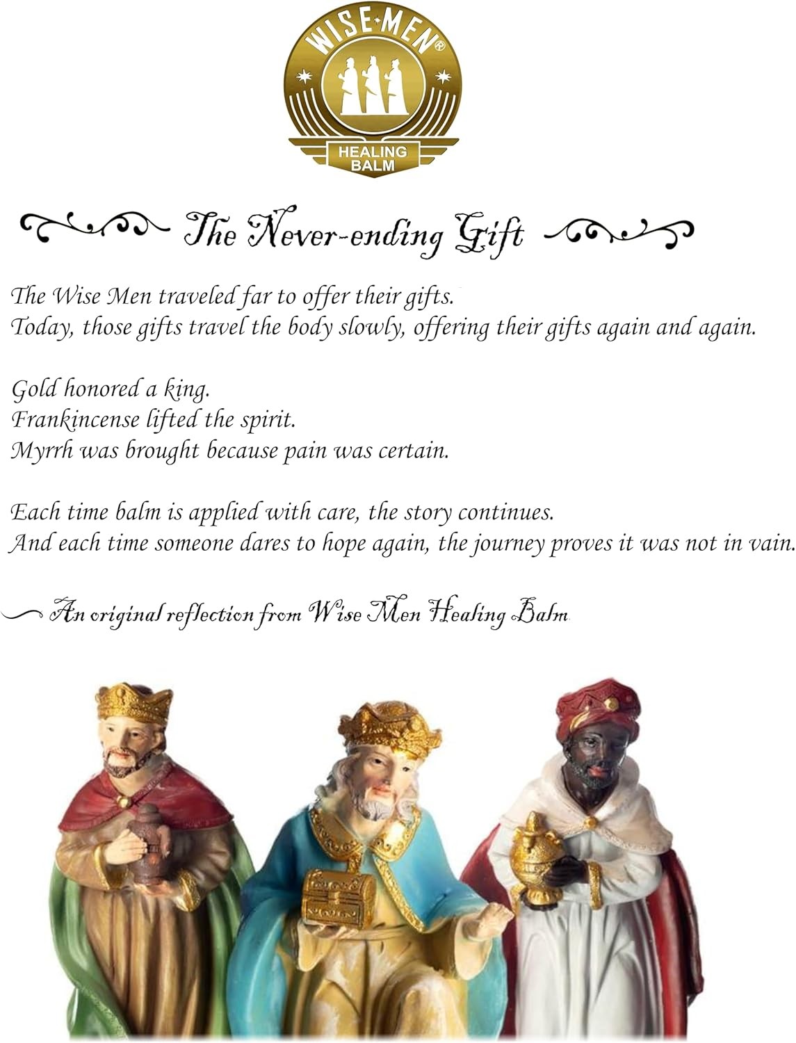 Healing Balm with Myrrh and Frankincense Essential Oils for Soothing Nerve