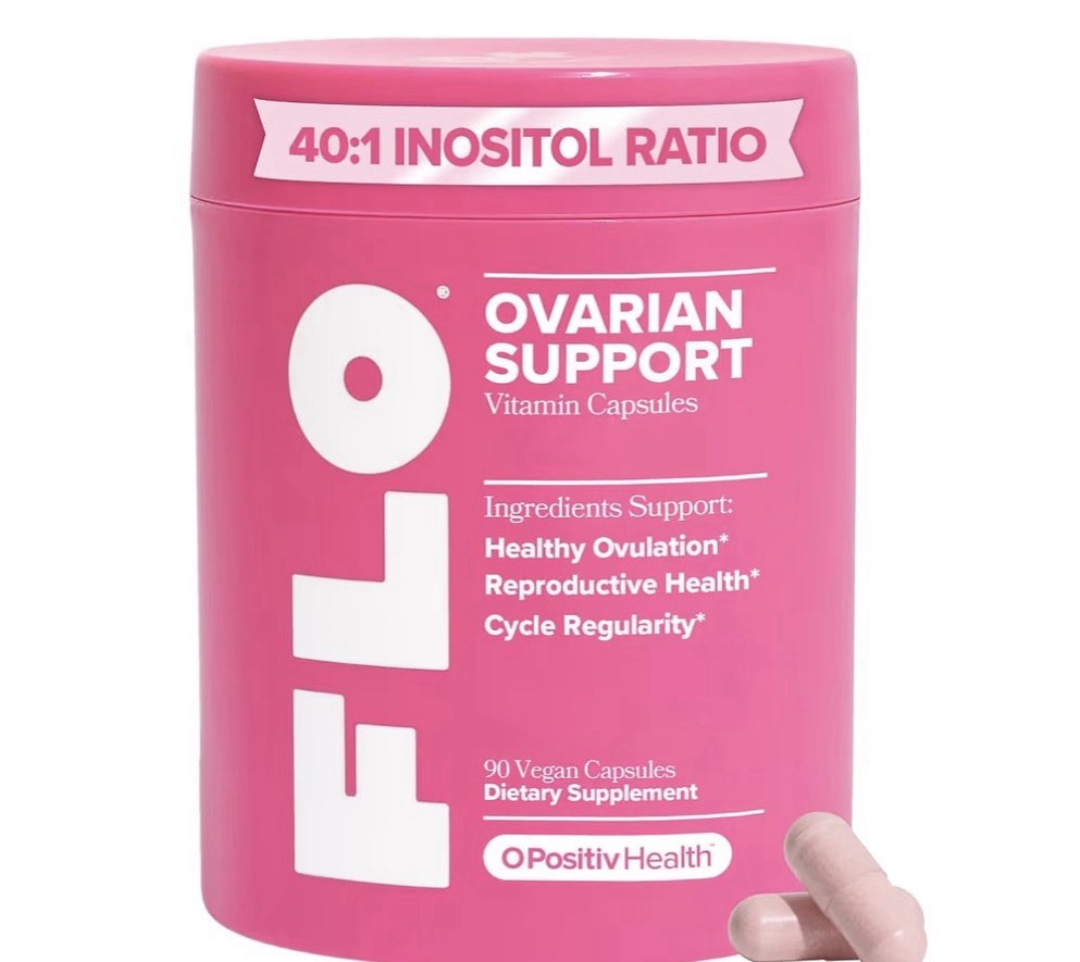 O Positiv Ovarian Support Vegan Capsules Myo-Inositol DIM 90 Exp 06/2026