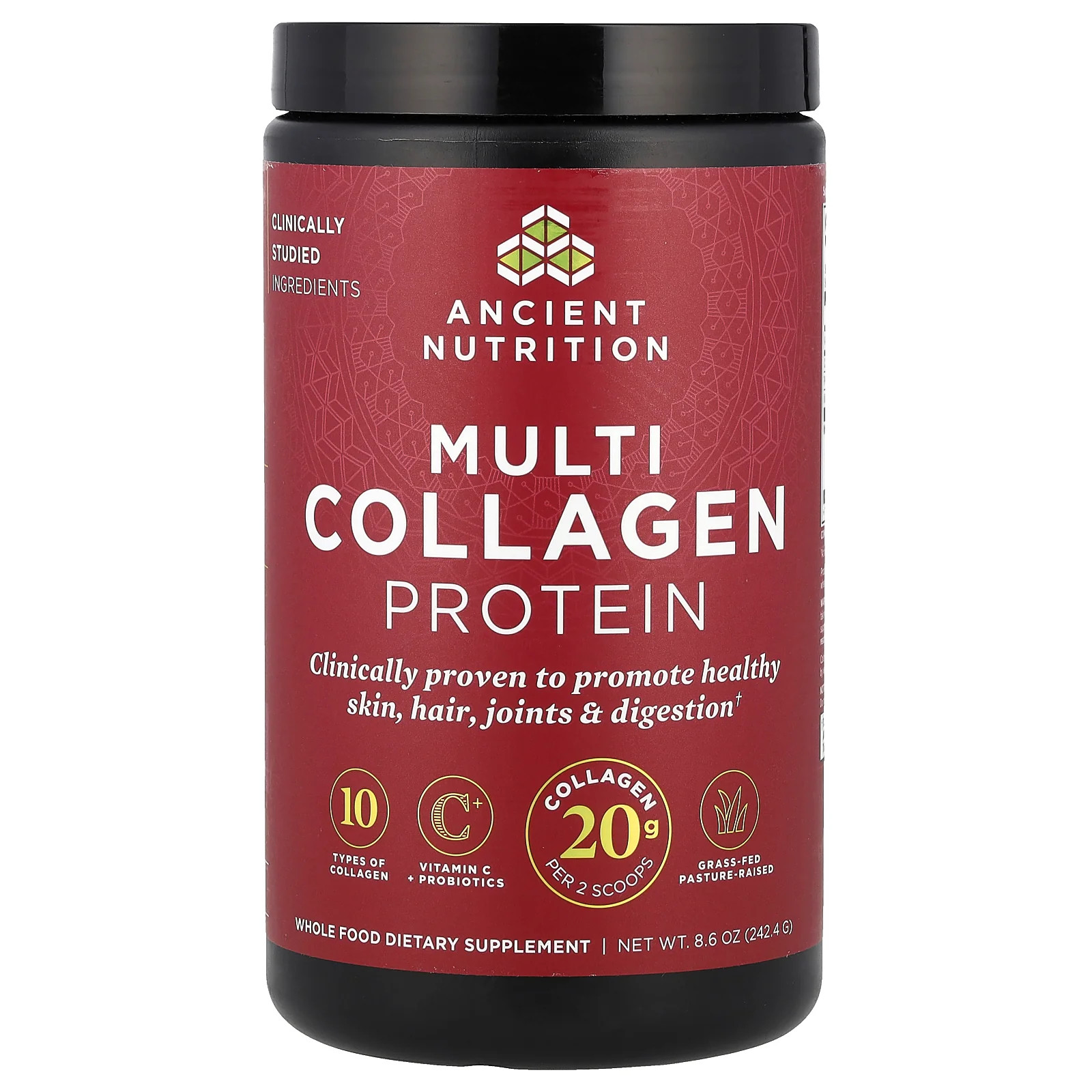 2 X Ancient Nutrition, Multi Collagen Protein, 8.6 oz (242.4 g)