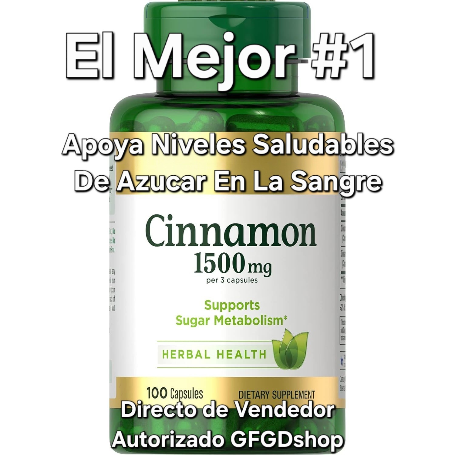 100 Pastillas De Canela Mejora La Glucosa En Sangre Para Apoyo Eficaz Equilibrar