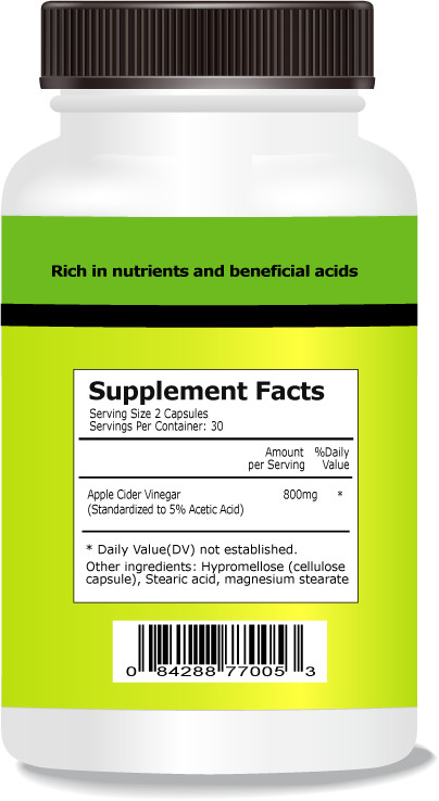 Apple Cider Vinegar, Manage cholesterol levels & support healthy blood pressure
