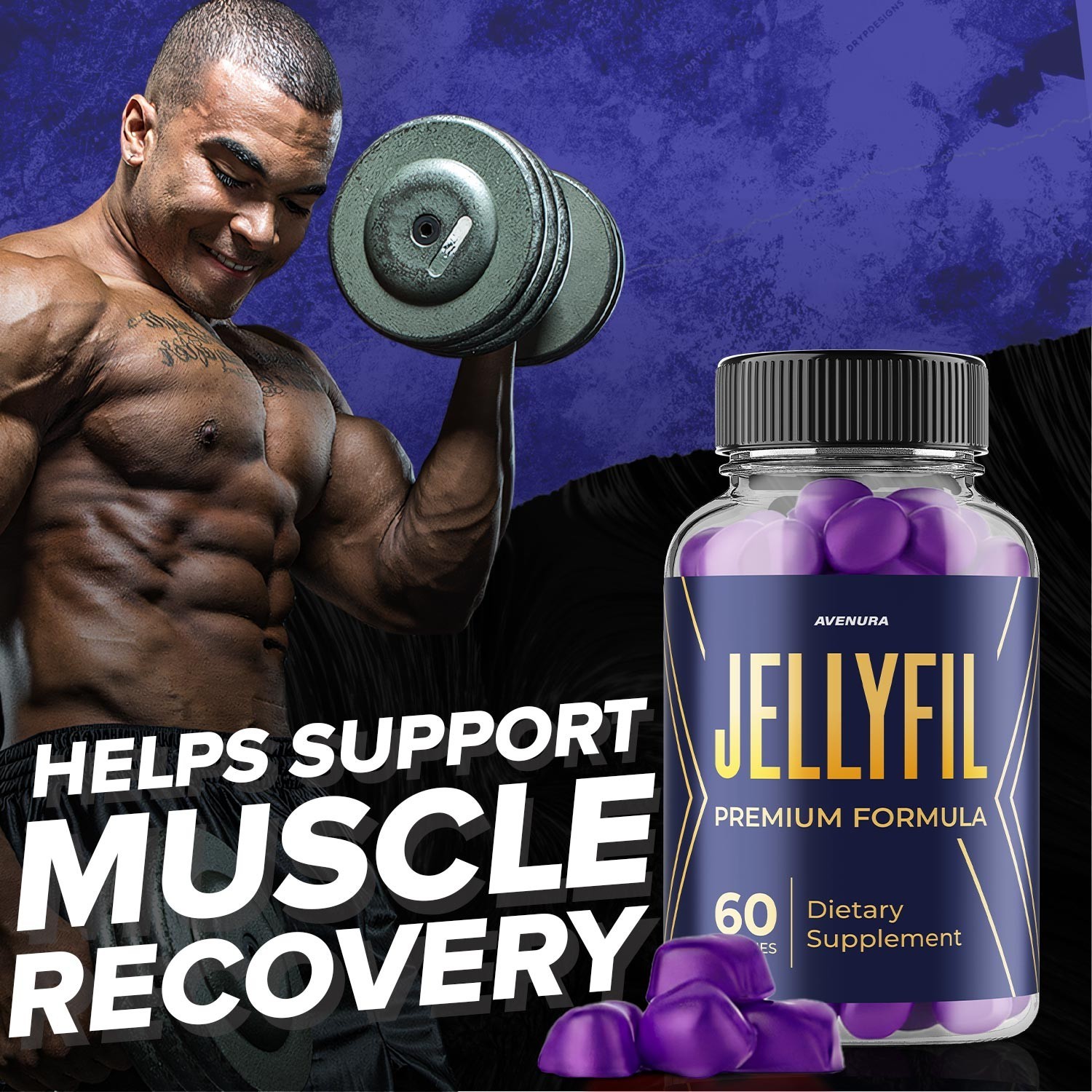 (3 Pack) Jellyfil Gummies for Men – Jellyfil Male Gummy Advanced Formula