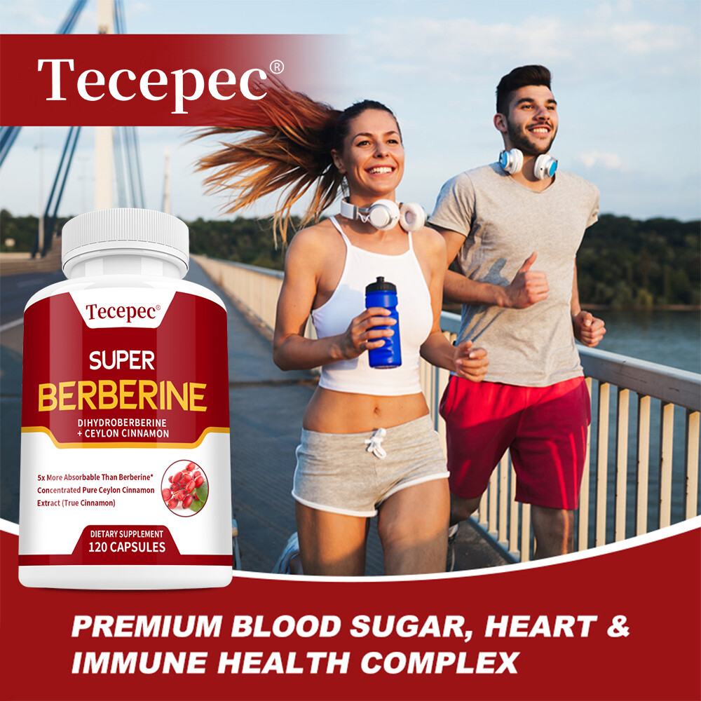 Super Berberine 250mg Dihydroberberine with Ceylon Cinnamon 30 to 120 Capsules