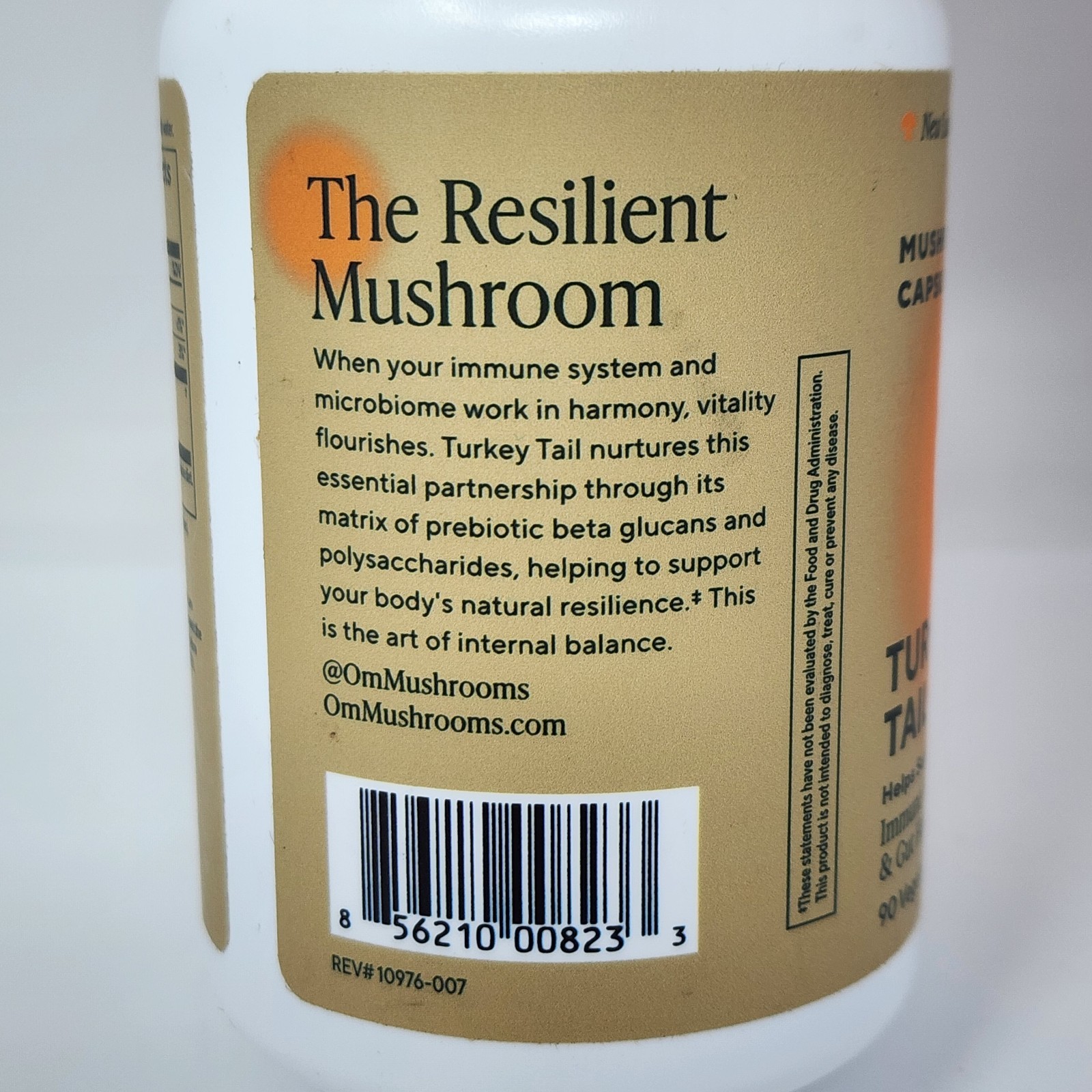 Om Turkey Tail Mushroom, 90 Capsules Exp 05/2028