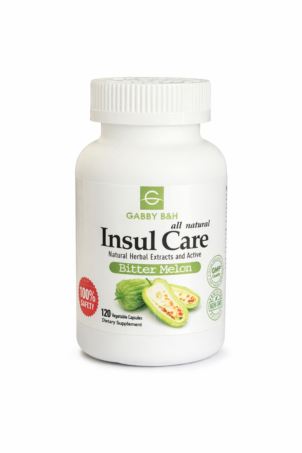 Insul Care Bitter Melon 500mg 120 Capsules Blood Sugar Support 10X Concentrated