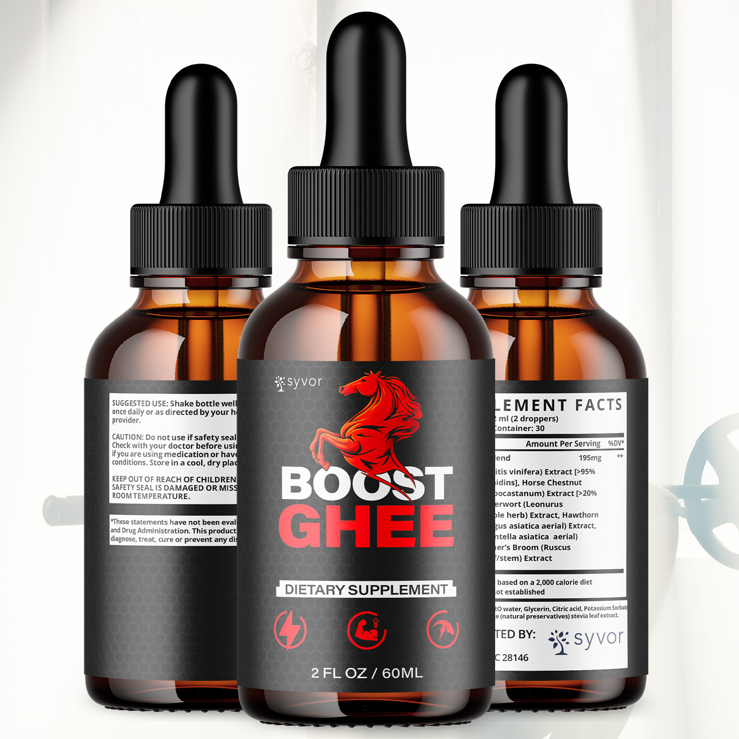 (1 Pack) Boost Ghee Male Support Drops Advanced BoostGhee Supplement 30 Servs