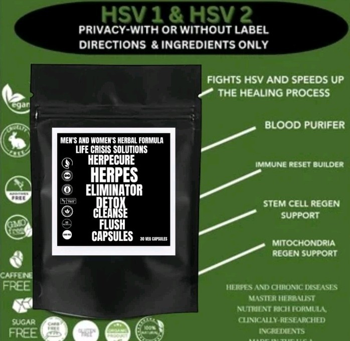 DR.SEBI= HERPES ELIMINATOR- 30 CAPS- HELPED THOUSANDS WORLDWIDE! NEVER COME BACK