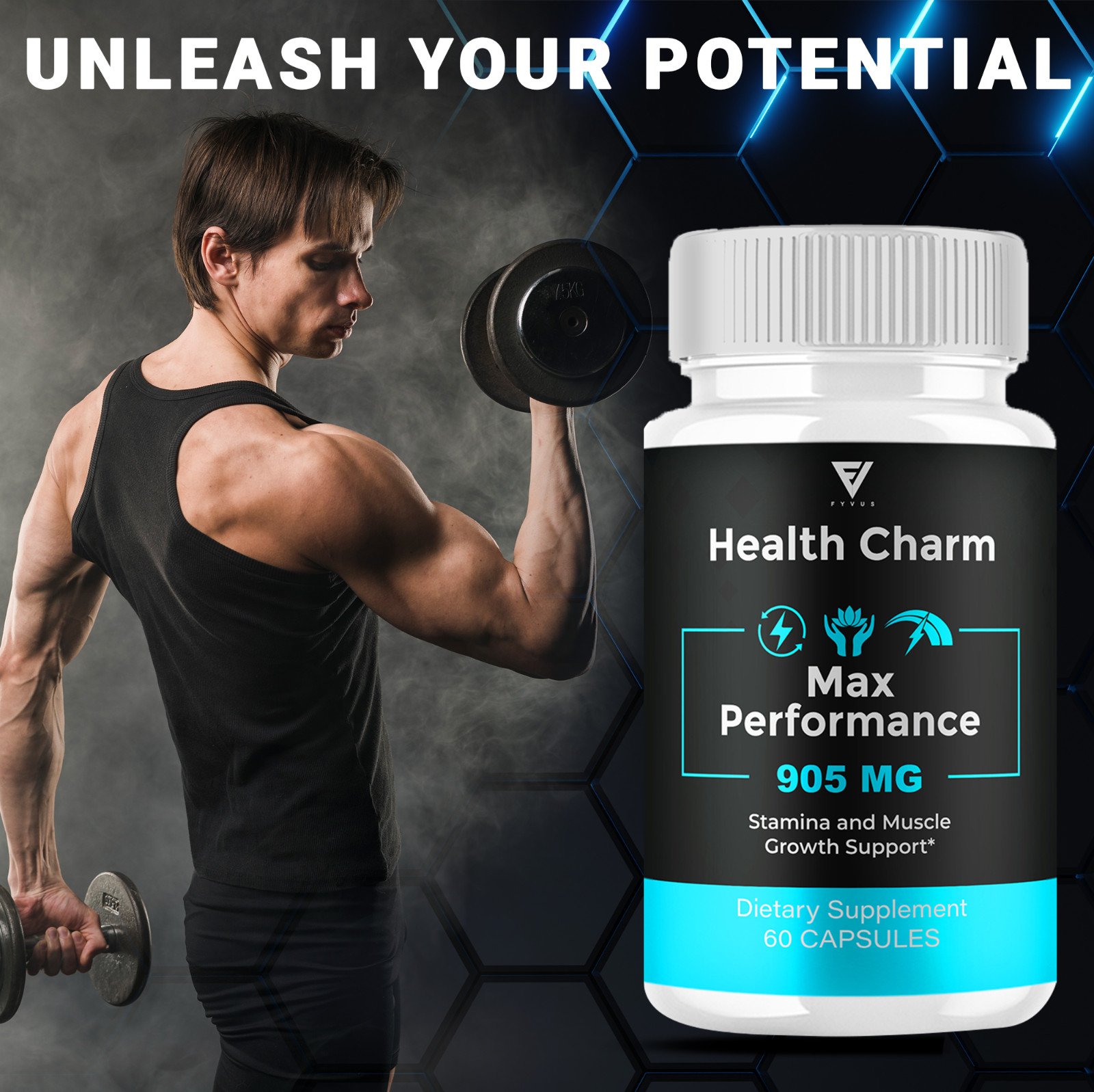 (5 Pack) Health Charm Capsules HealthCharm Maximum Strength Pills (300 Capsules)