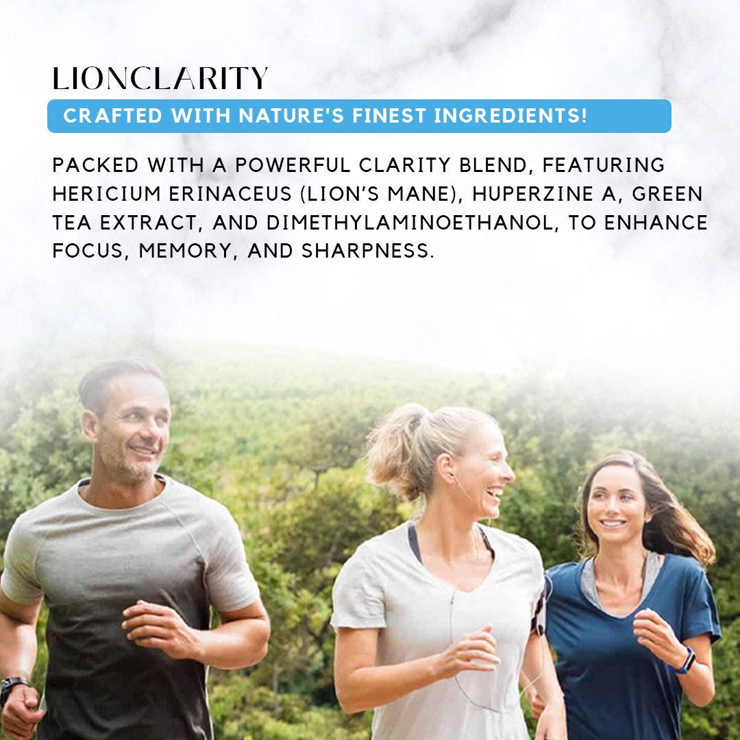 Absonutrix LionClarity, 390 mg, 4 FL Oz Liquid, 302 Servings, Made in USA
