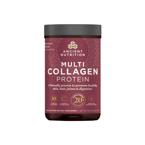 Ancient Nutrition, Multi Collagen Protein Unflavored, 8.6 Oz