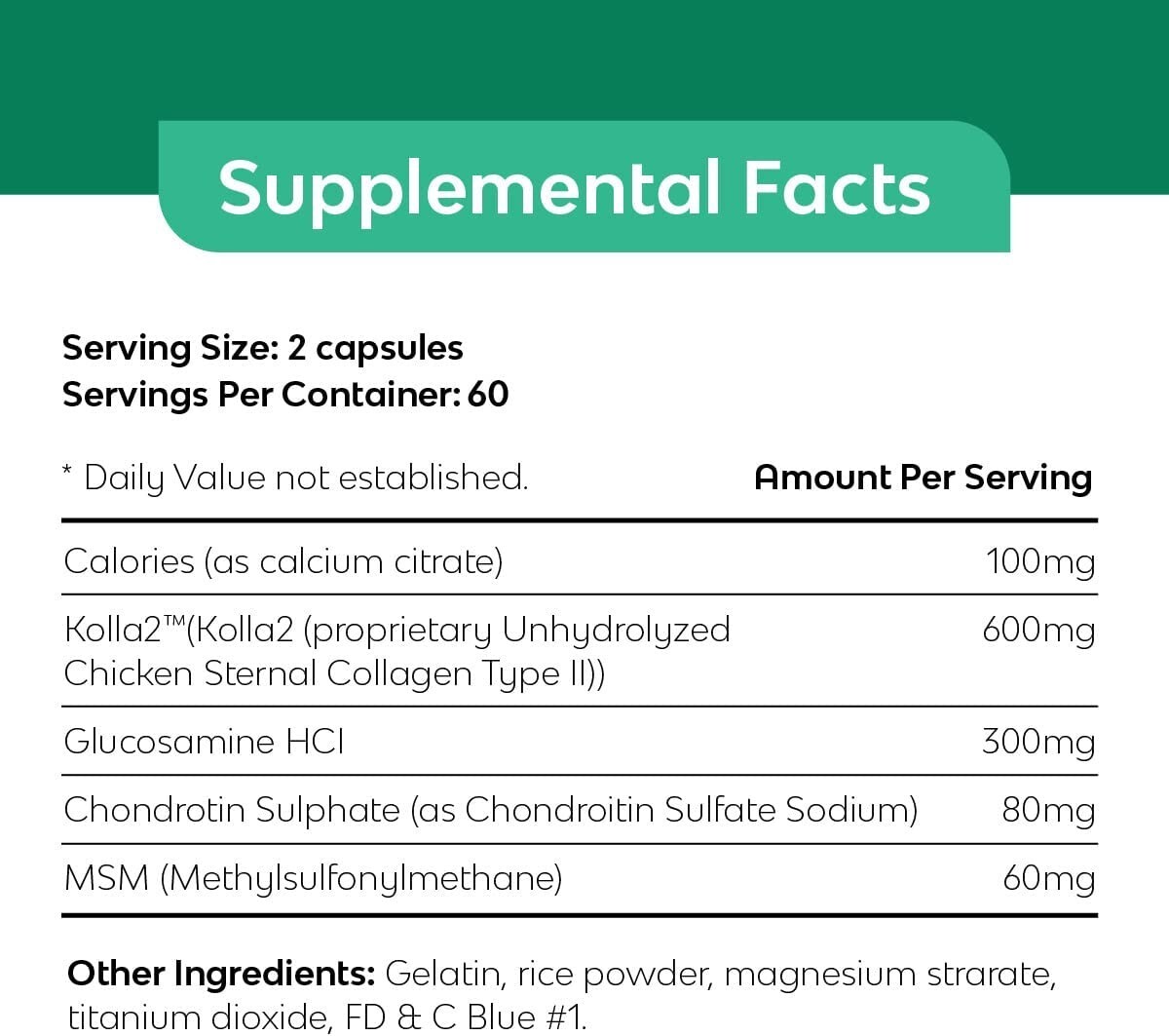 $115 for 2 bottles Bone & Joint health Bone Essense™ 120 caps