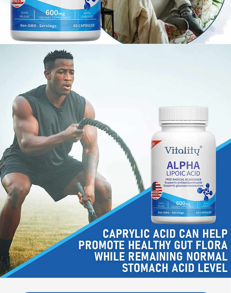 ALPHA LIPOIC ACID extract capsule FREE RADICAL SCAVENGER Supports antioxidant