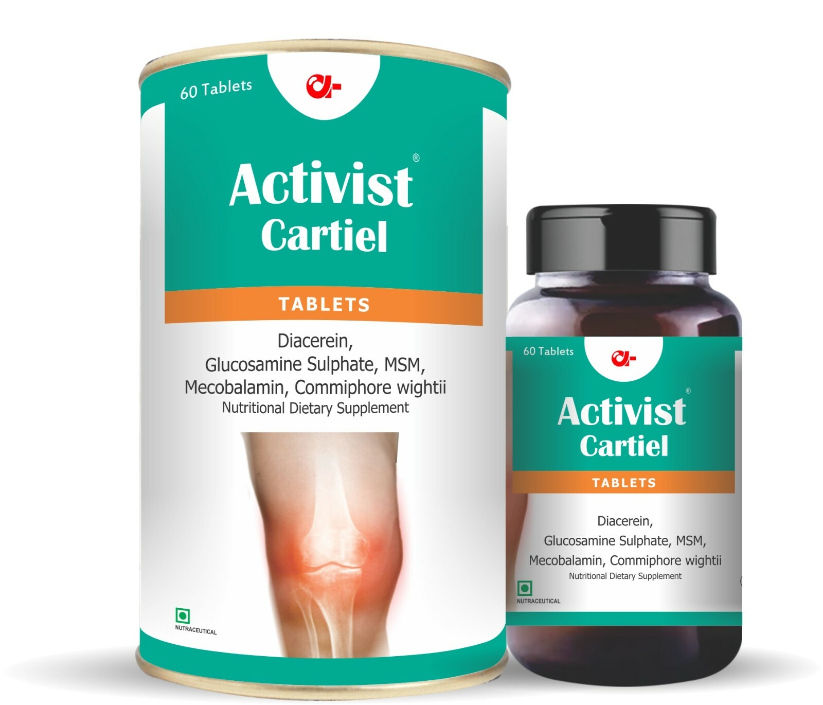 Activist Cartiel tablet for cartilage with Diacerin,glucosamine MSM -60 tab