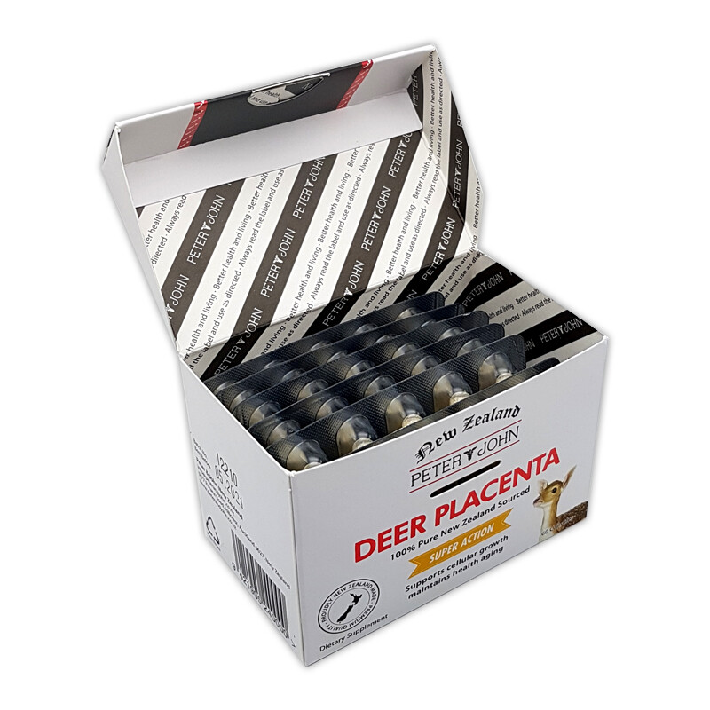 PETER AND JOHN NEW ZEALAND Deer Placenta 60capsules