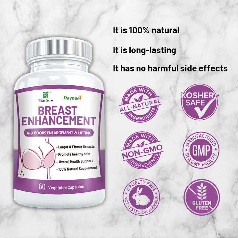 1Bottle of Female Butt Enlargement+1Bottle of Breast Enlargement Health Tablets
