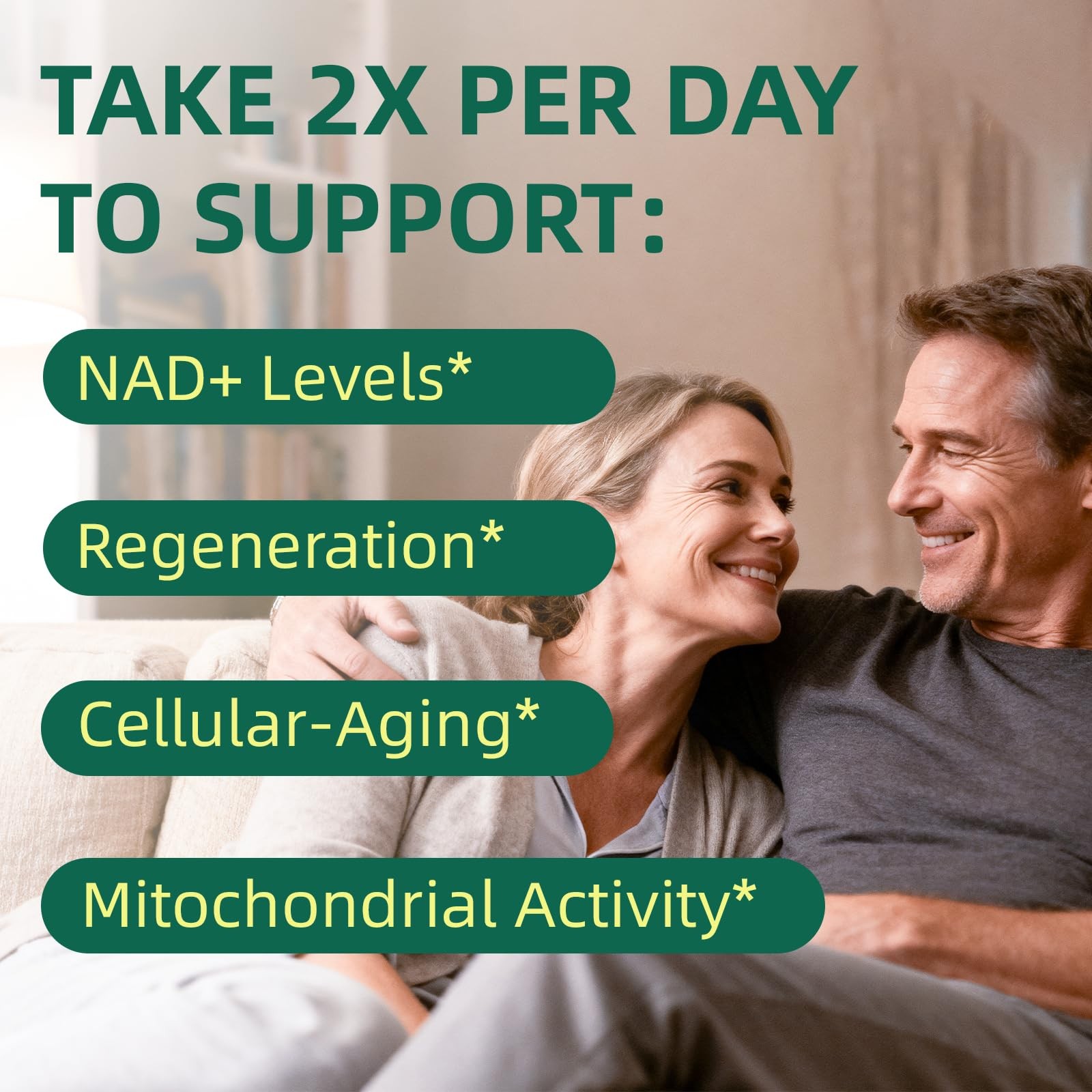 NAD+ Supplement with Resveratrol 900mg 100 Count (Pack of 1)