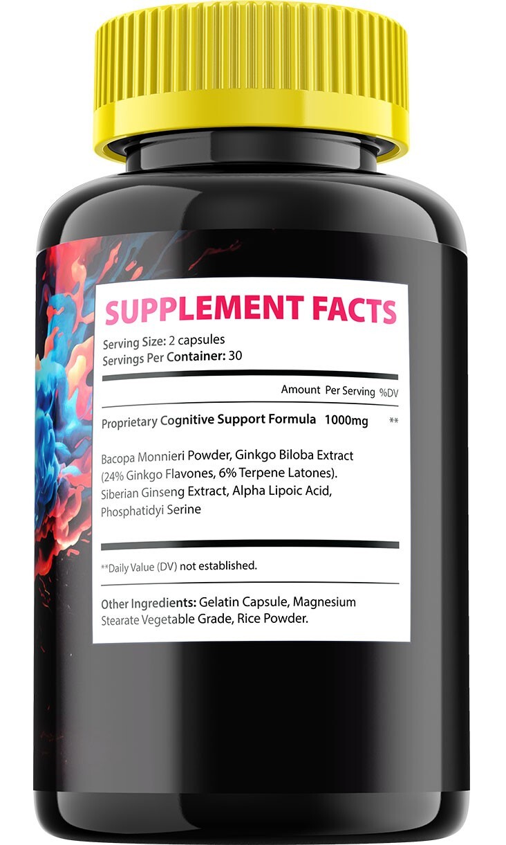 (3 Pack) IQ Blast Pro Brain Supplement Capsules – IQBlast Pro All-Natural