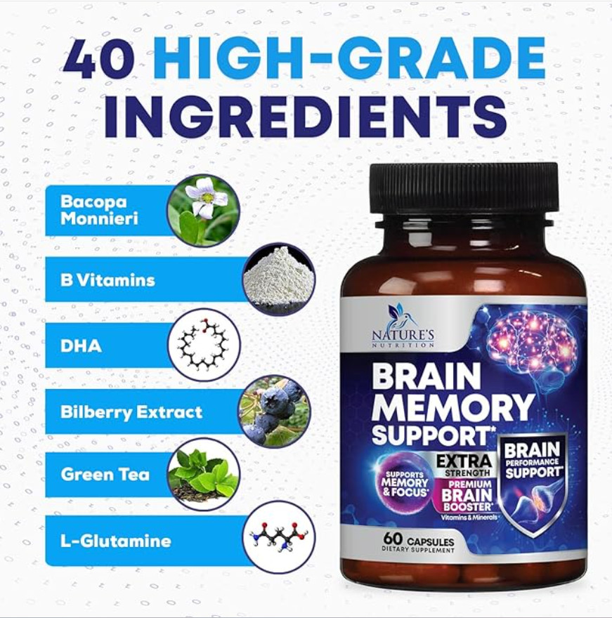 #1 Vitaminas Superior Para El Cerebro Manténer Mas Salud Cognitiva Y Mas Memoria