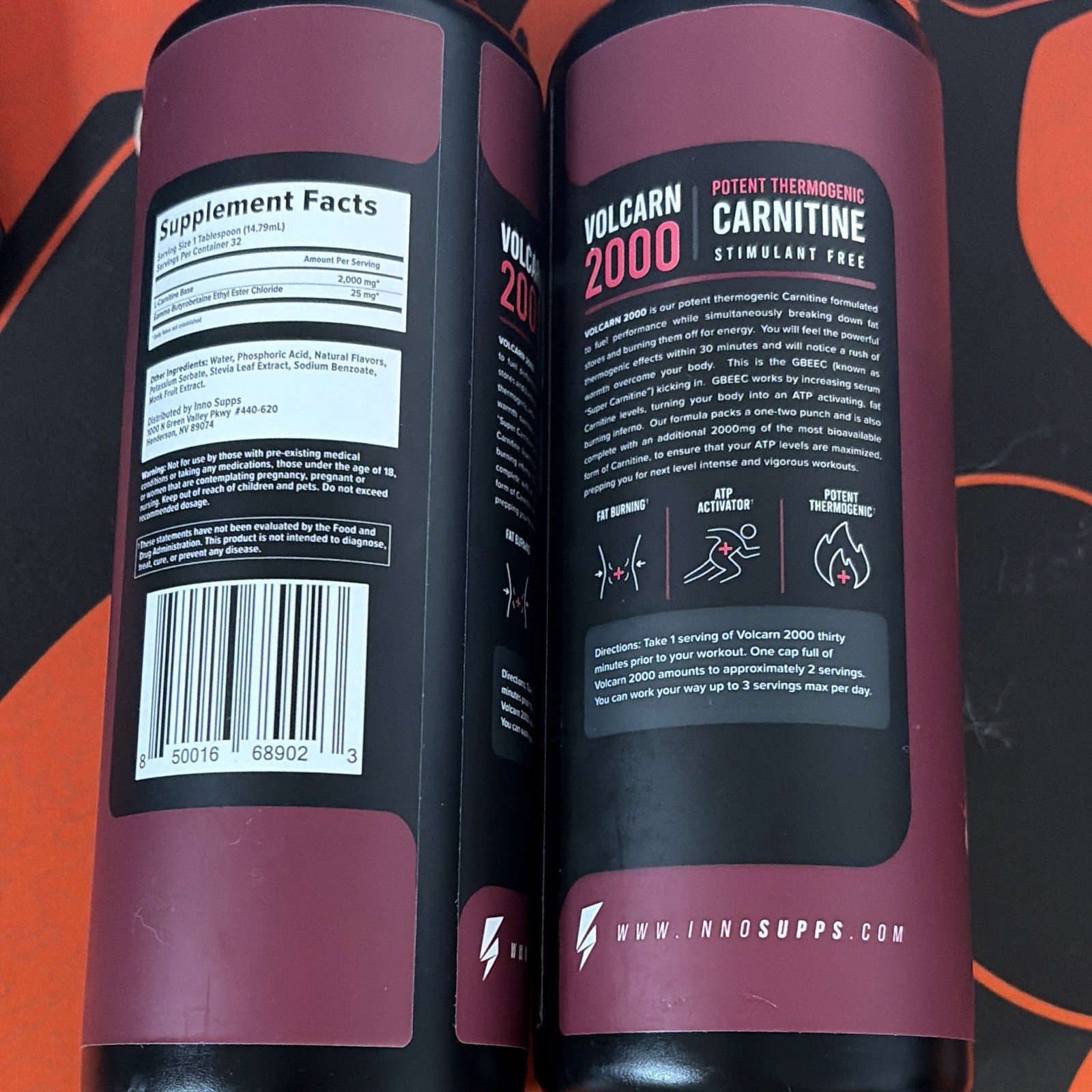 InnoSupps Volcarn 2000, Candy Peach Rings & Sour Kids Candy Flavors
