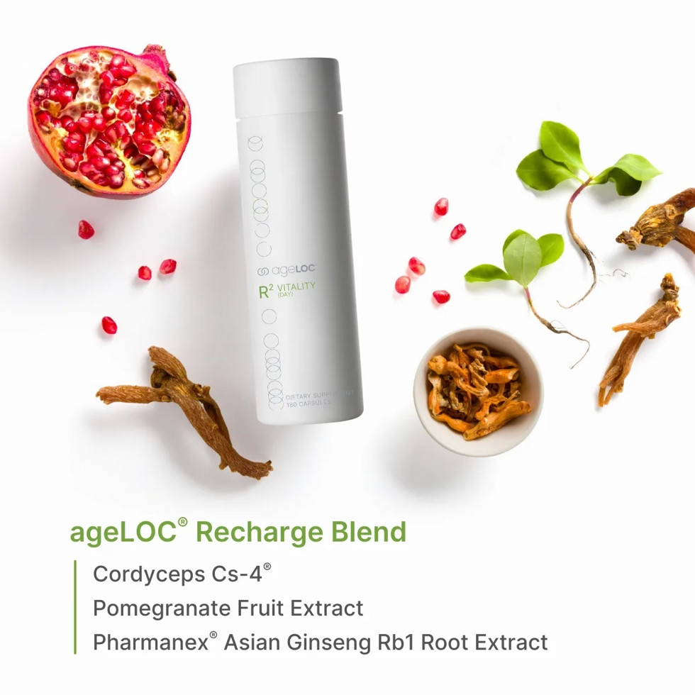 [2pk] Nu Skin NuSkin Pharmanex ageLOC Vitality (R2 Day) 180 Caps * 2 Exp 05/2026