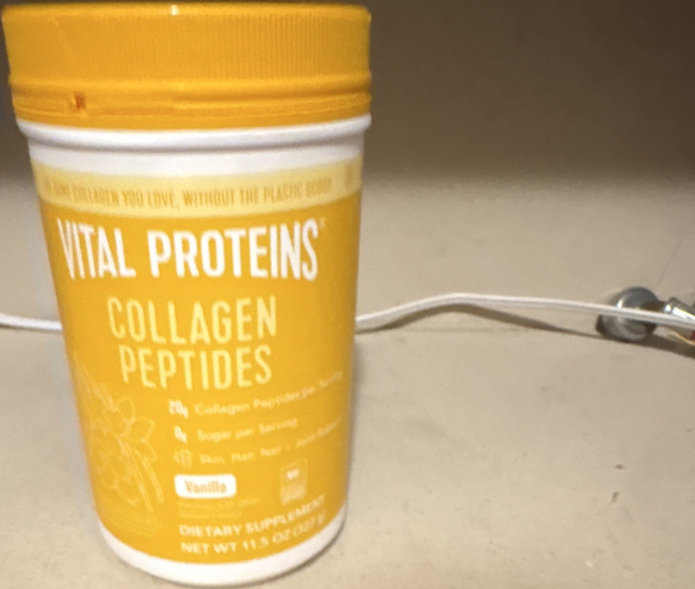 Vital Proteins Collagen Peptides Powder Vanilla Hair Skin & Nail Health 11.8 oz
