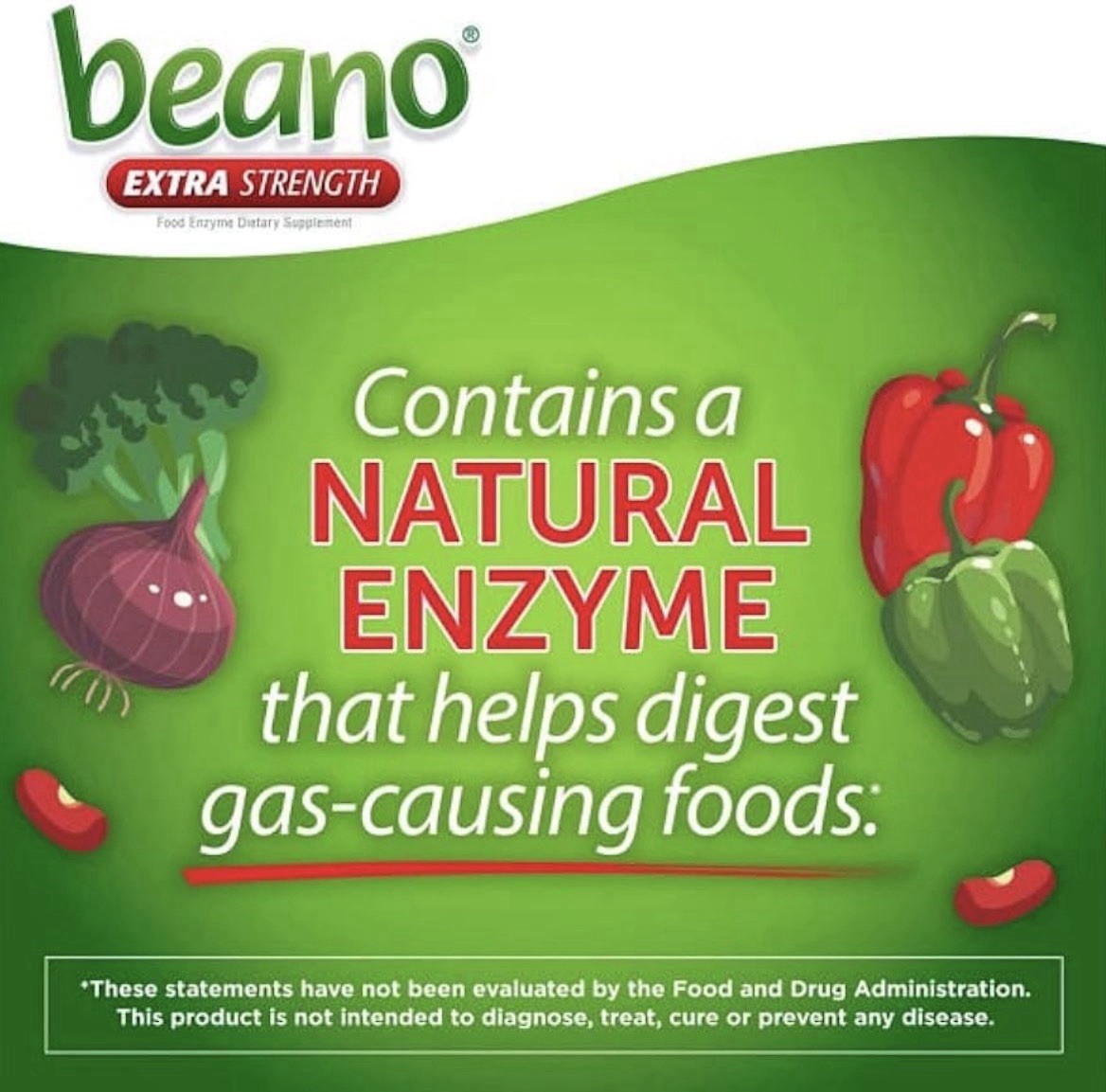 beano Extra Strength Alpha-galactosidase Enzyme Dietary Supplement 30 Tablets