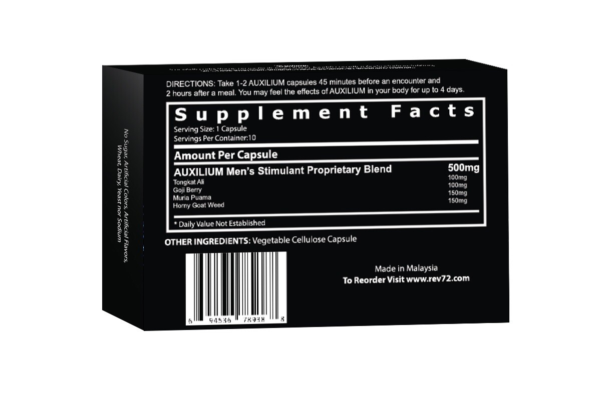AUXILIUM ~ Naturally Enhance Performance, Strength and Longevity! SALE!!!
