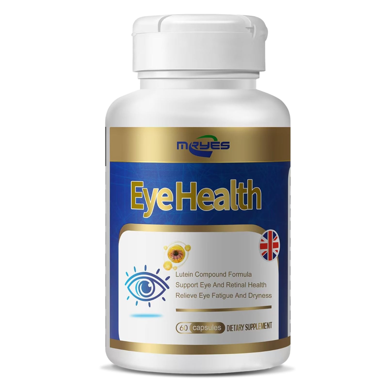 Lutein 20 mg with Zeaxanthin, 60 Count (Pack of 1), 60 1)