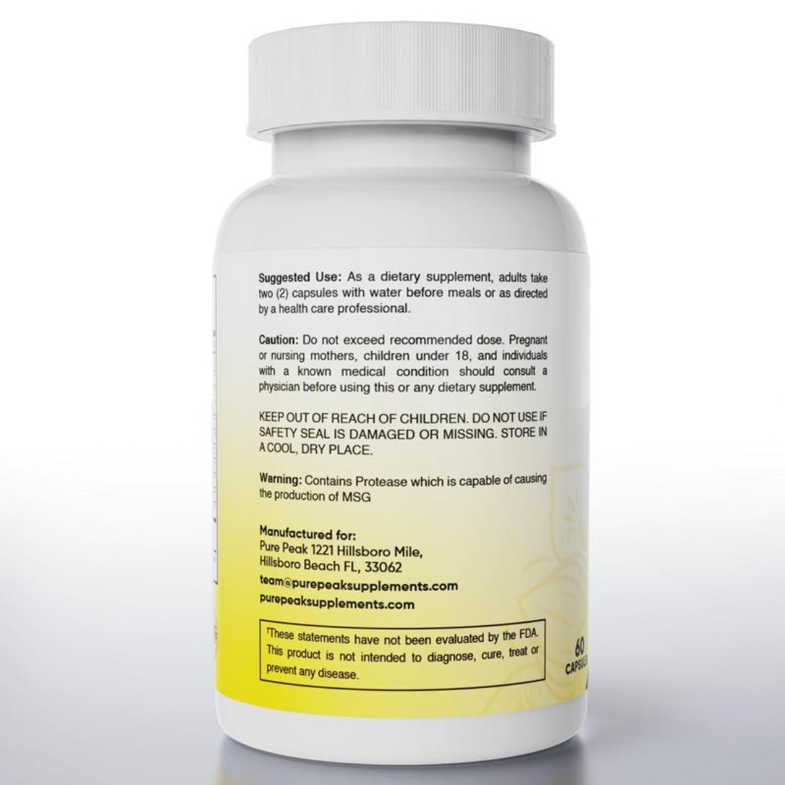 Candida Cleanse Gut Support Oregano Black Walnut Wormwood Probiotic 60 Caps