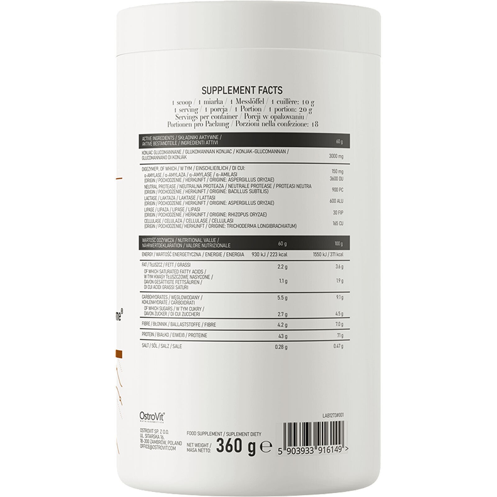 BEAUTY BLEND FOR SHAPE 360 g – High protein content Muscle building Regeneration