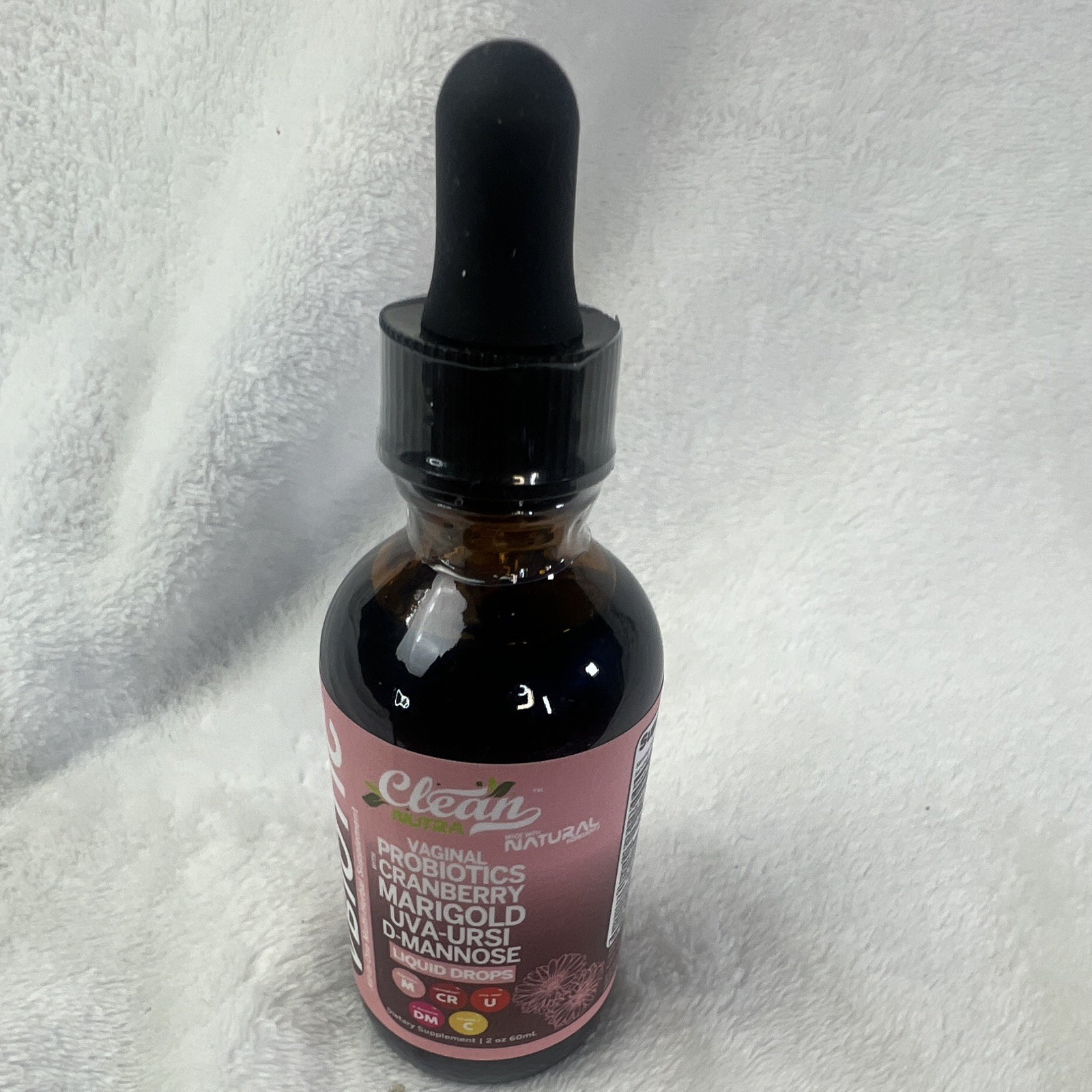 Clean Nutraceuticals VBIOtic Vaginal Probiotic Liquid Drops Cranberry 2 fl oz