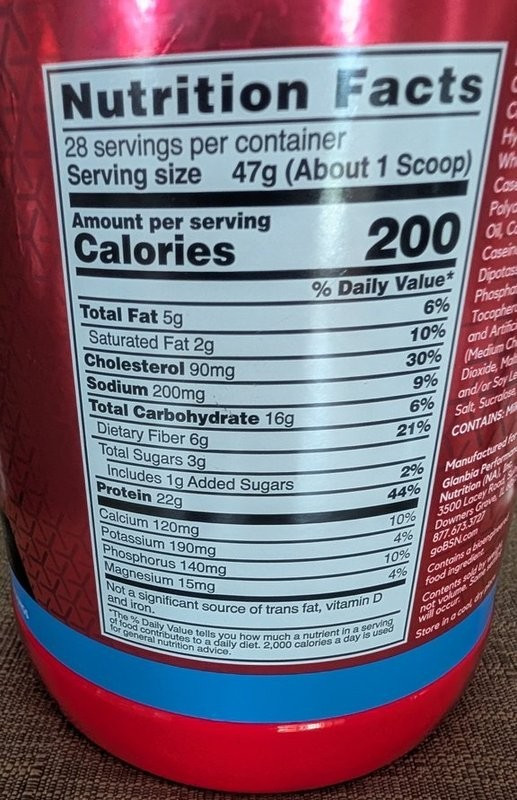 SYNTHA-6 Premium Protein – Blueberry Pancake (28 Servings) BB 8/28/2027