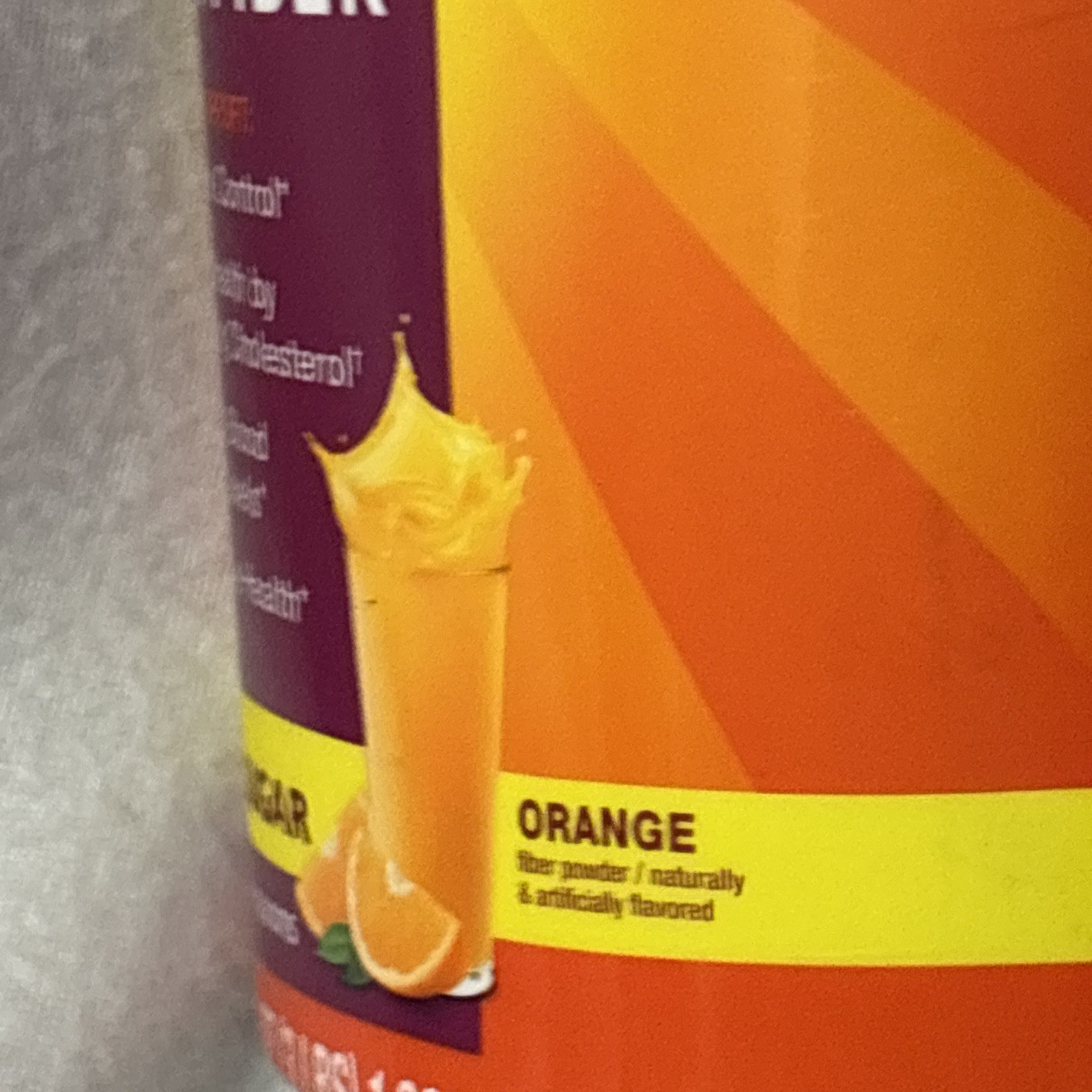 Metamucil 4-in-1 Fiber Powder-Orange Flavor-48.2 Oz(3 Lb) ea. Lot of 3-EX2028