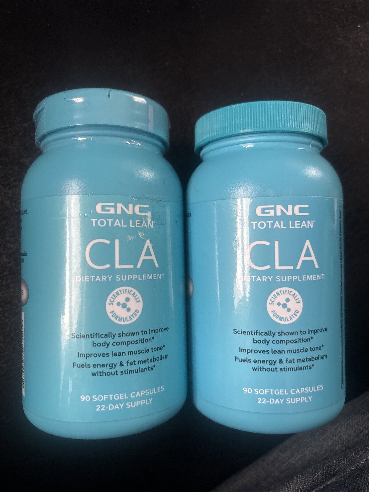 2x GNC Total Lean CLA Dietary Supplement 90 Capsules, Gluten Free, 180 TOTAL!