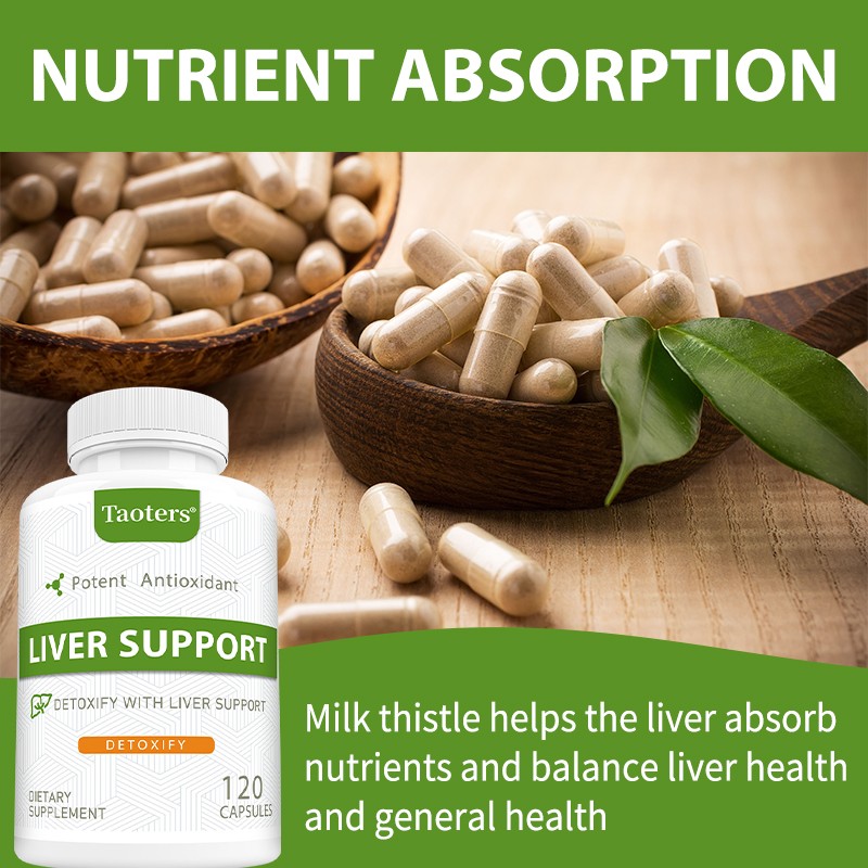 Liver Health Detox Formula – Milk Thistle (80% Silymarin) with NAC, 120 Count