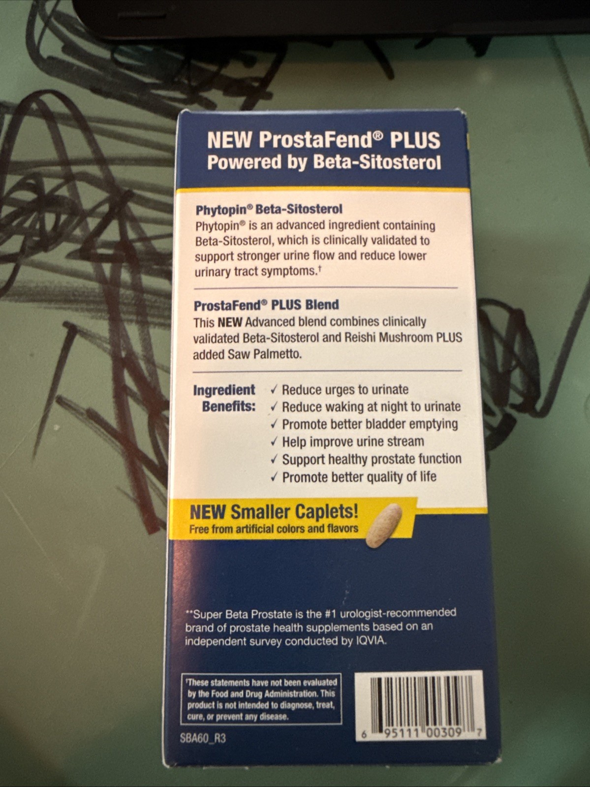 Super Beta Prostate Advanced + Saw Palmetto 60 Caplets – Exp: 02/2028+