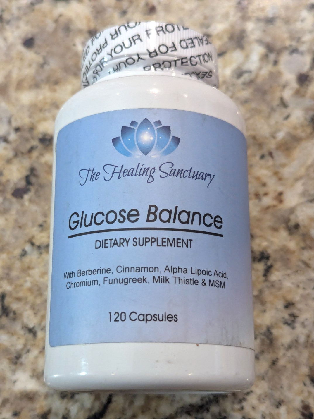 The Healing Sanctuary Glucose Balance Supplement 120 capsules exp: 05/2030