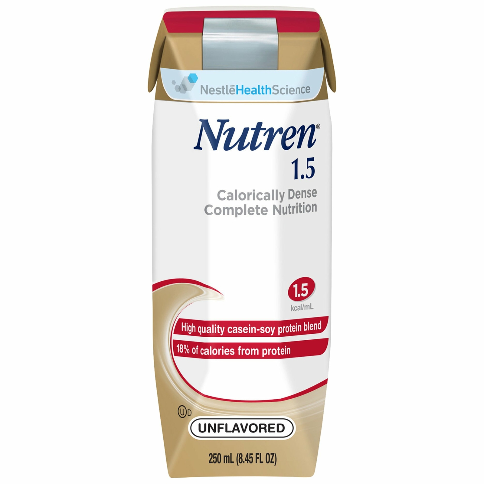 Nutren 1.5 Tube Feeding Formula Unflavored Formerly Vanilla 8.45 oz Carton 24 Ct