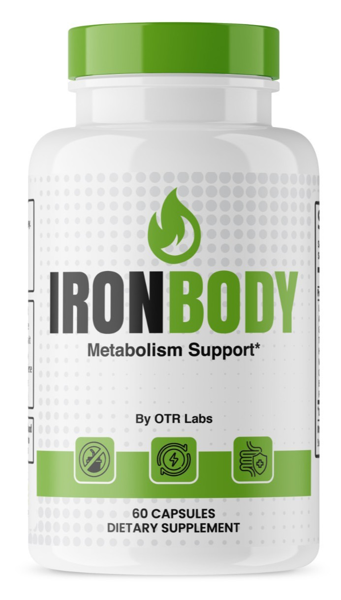 Iron Body Dietary Supplement 60 Capsules Genuine IronBody for Metabolism Support