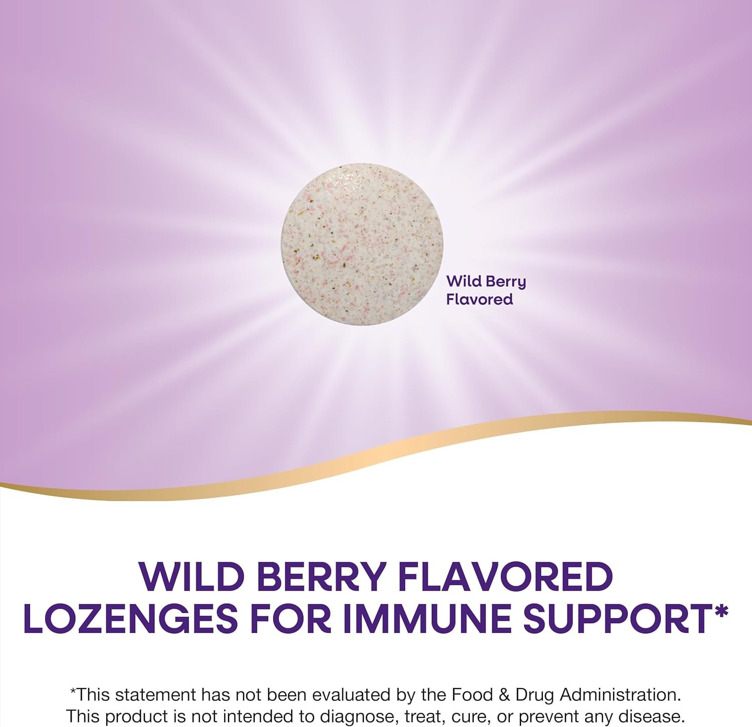 Nature’s Way Zinc Lozenges with Vitamin C & Echinacea, Wild Berry, 60 Lozenges