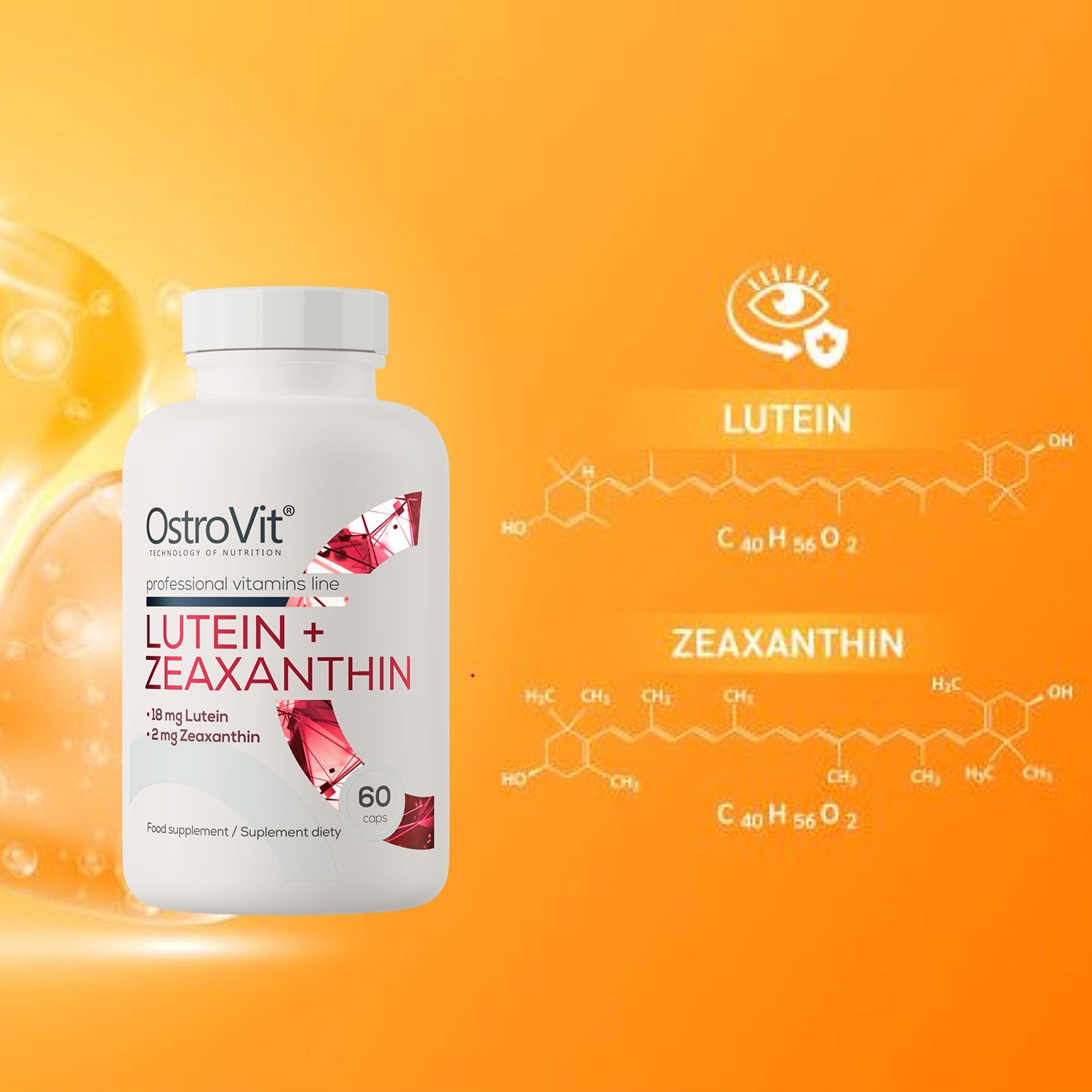 LUTEIN + ZEAXANTHIN – 60-600 Caps – Antioxidant Supports vision & macular health