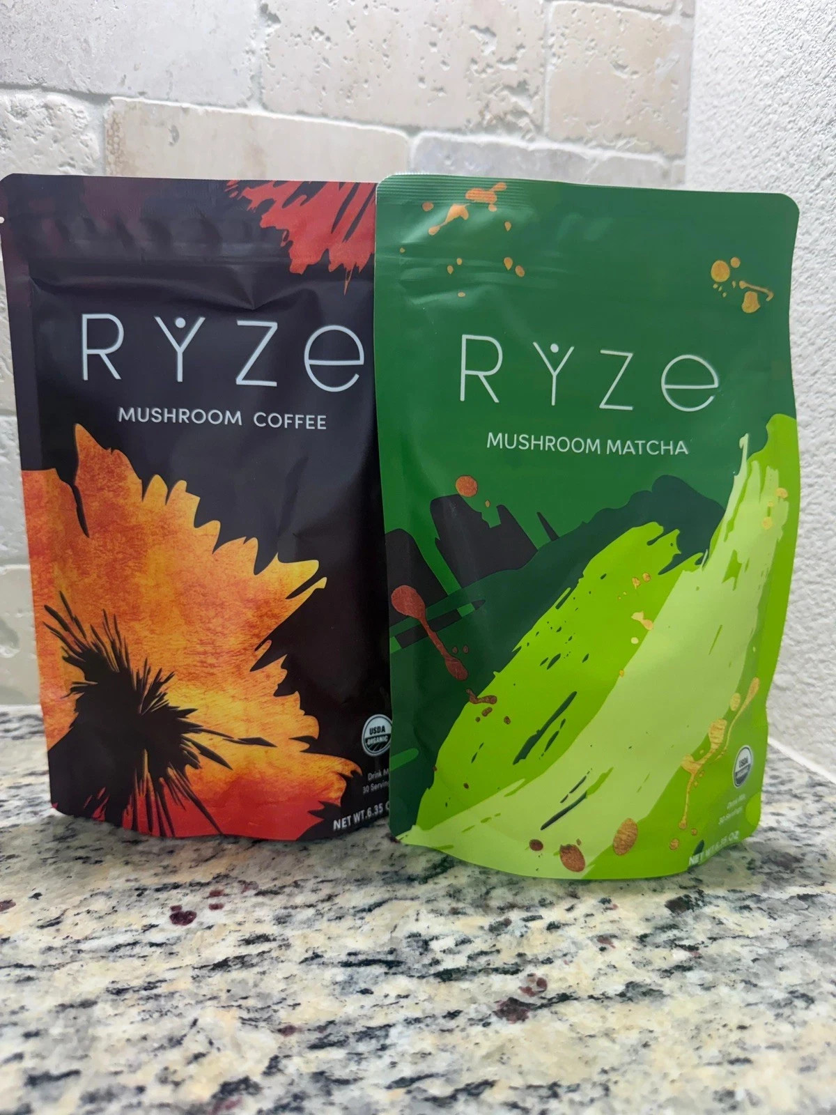 Ryze Organic Mushroom Matcha + Coffee- 30 Servings Sealed Exp 2028 FREE SHIPPING