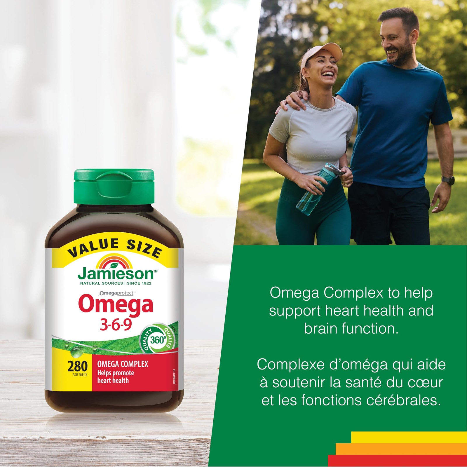 Jamieson Laboratories Jamieson Omega 3-6-9 Softgels 280 Softgels Value Pack
