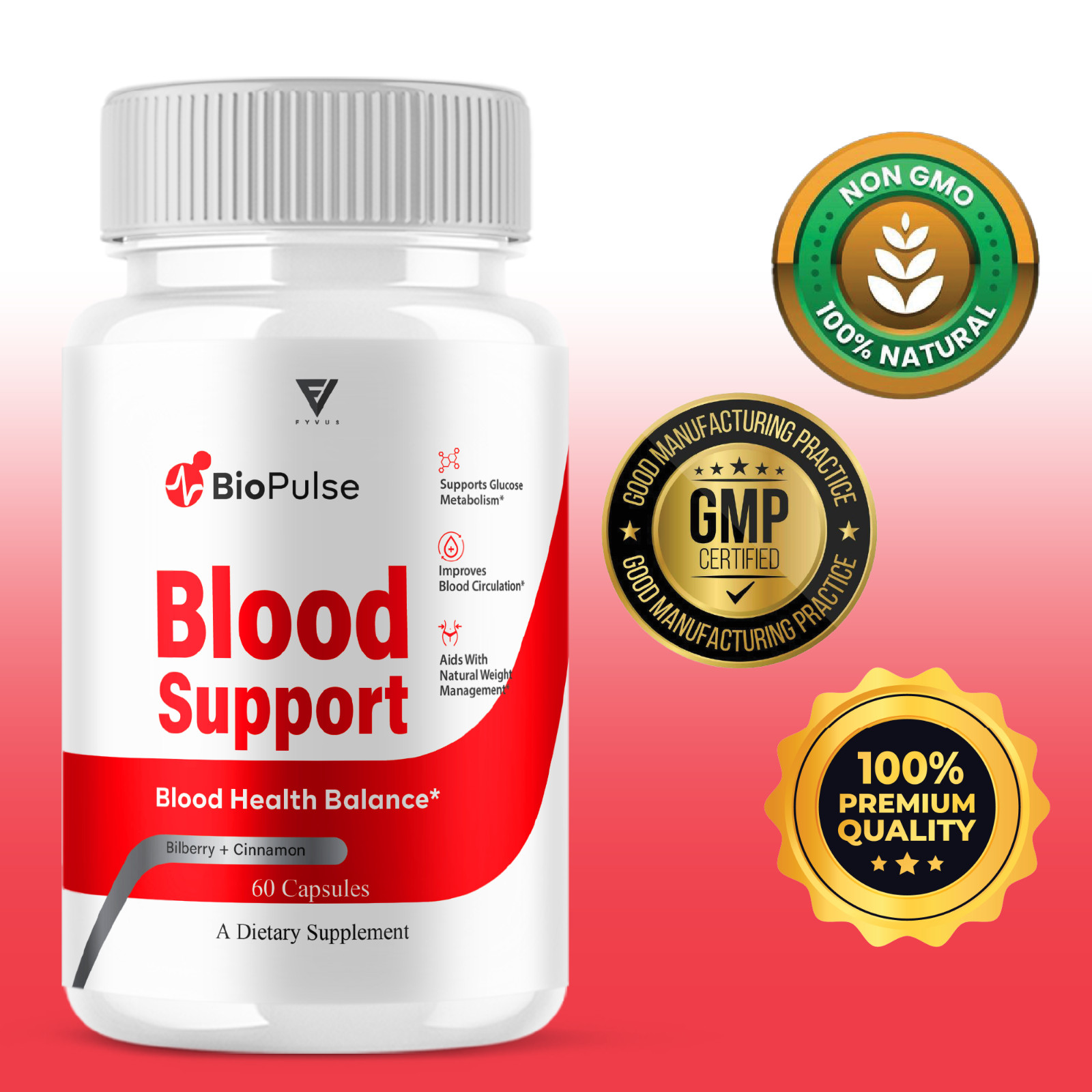 (5 Pack) True Relief Glycogen Support, TrueRelief Advanced Pills (300 Capsules)