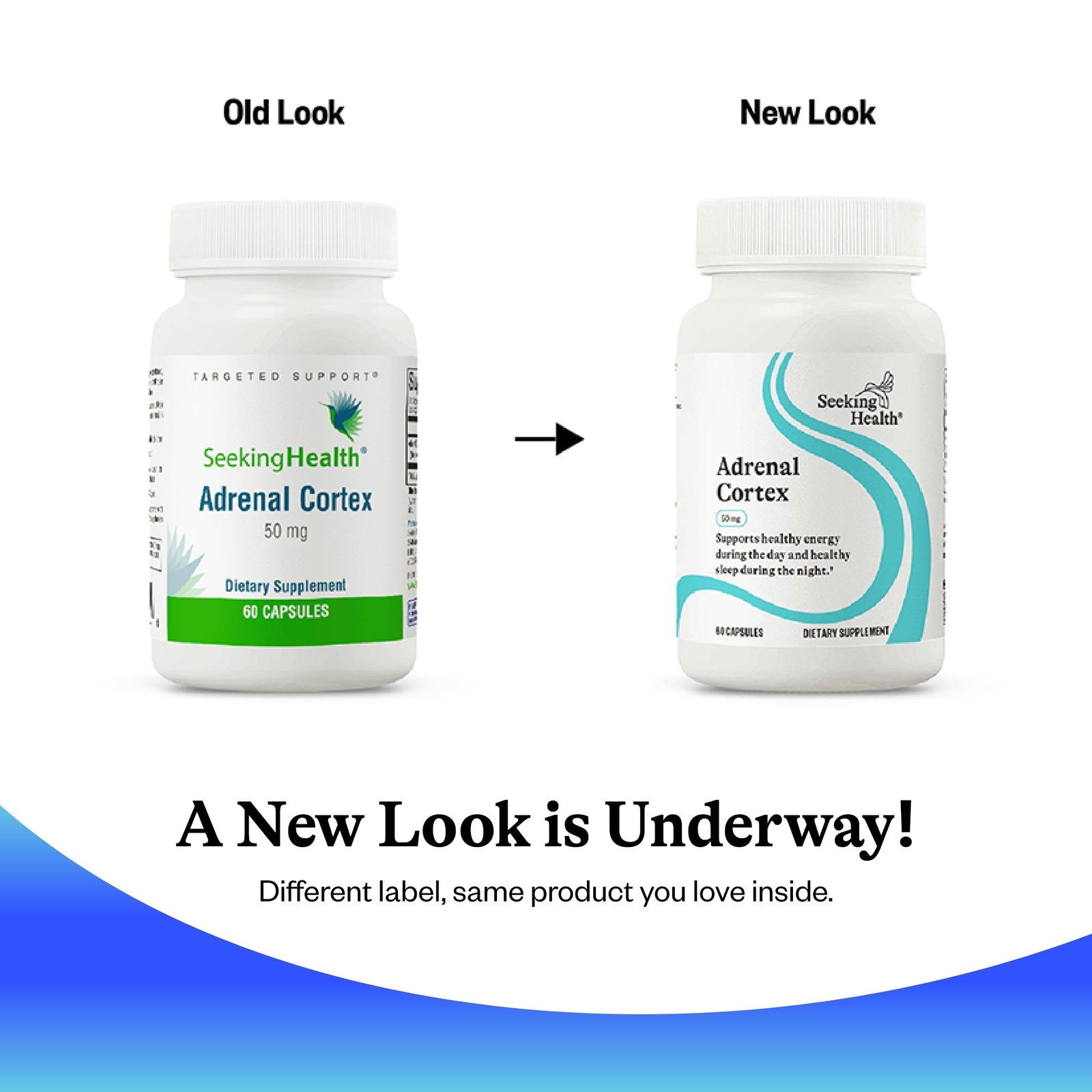 Seeking Health Adrenal Cortex – Supplement 60 Count (Pack of 1), Red