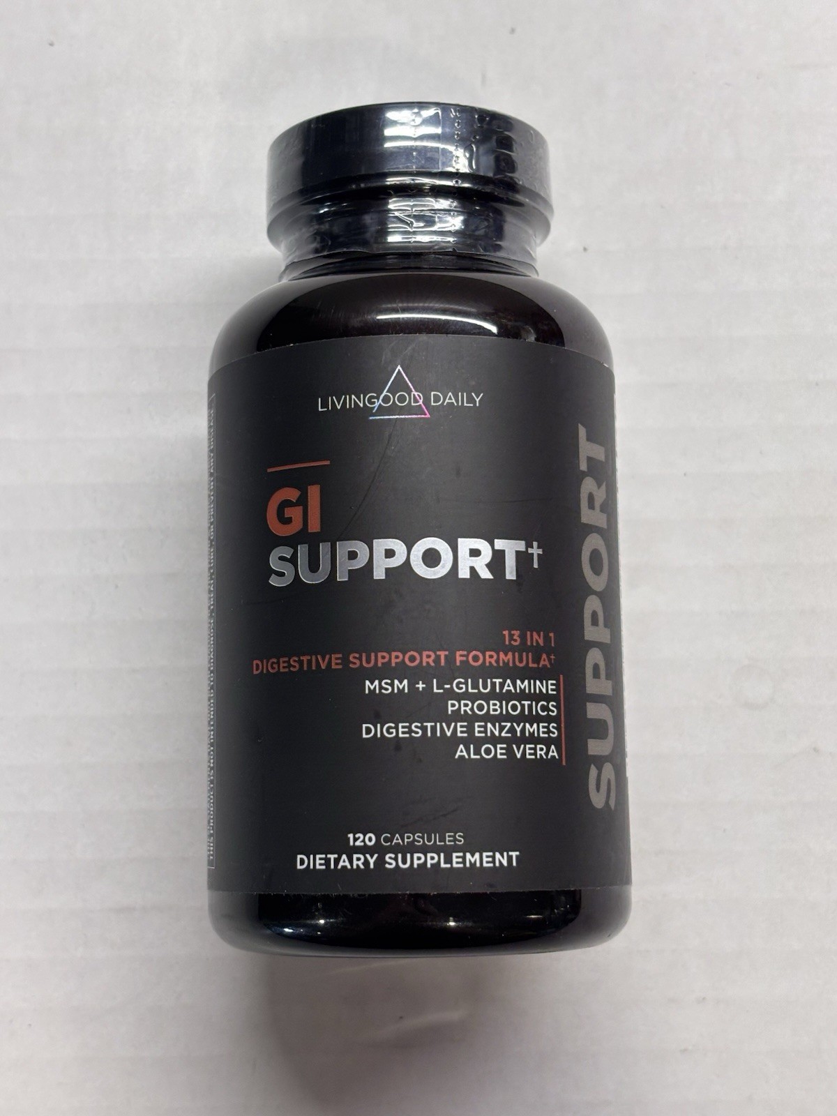 Livingood Daily GI Support Gut Cleanse Detox Supplement 13-in-1 Probiotics 120ca