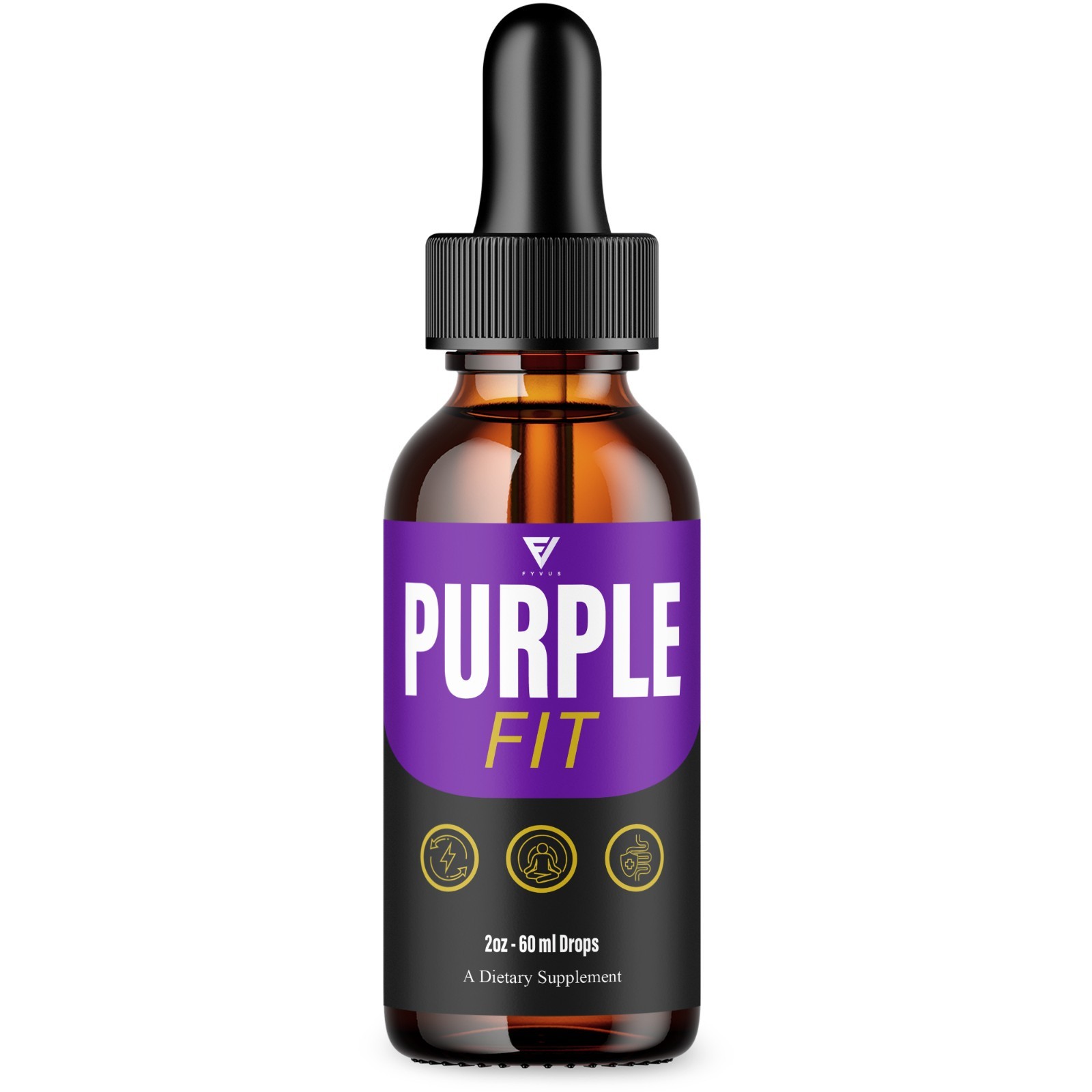 Purple Fit Weight Management Drops, PurpleFit Support Supplement (2oz)