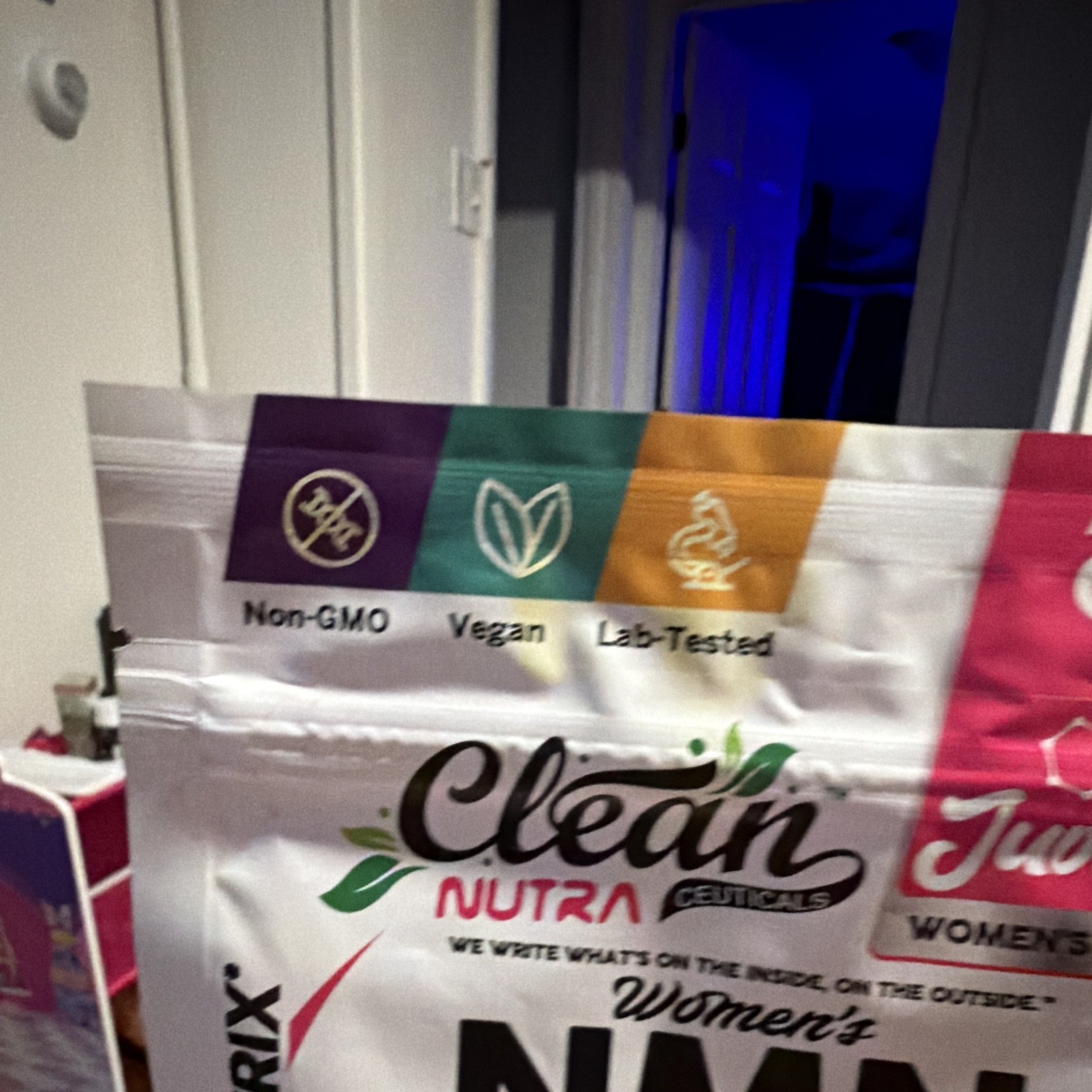 Clean Nutra Juvanix NMN Resveratrol Quercetin CoQ10 TMG 60ct Vegan Exp 03/2028