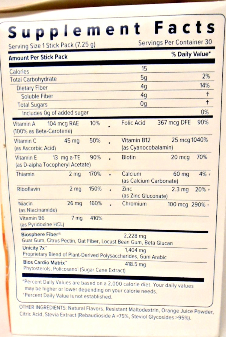 Unicity BALANCE 30 Servings Orange Flavor Exp. 1-13-27 New Sealed Free Shipping