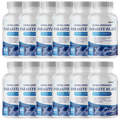 Parasite Blast Cleanse Detox & Toxins Gut Health Supplement – 12 Bottles